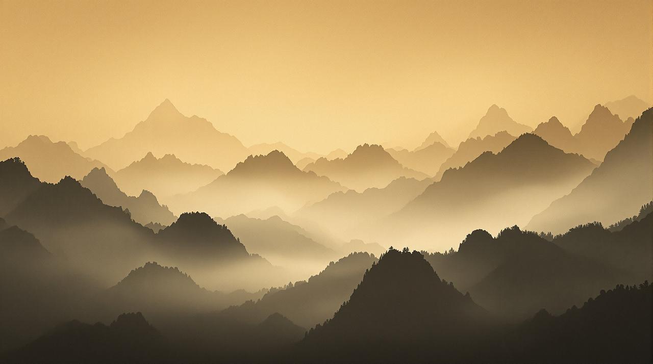 片动漫 - 国风山水墨韵背景